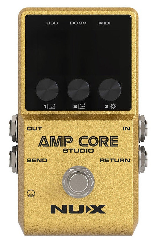 NUX NCA-1 AMP CORE STUDIO ギターエフェクター ゴールド NUX NCA-1 AMP CORE STUDIO - SYMULATOR KOLUMN/IR LOADER - Riff.net.pl
